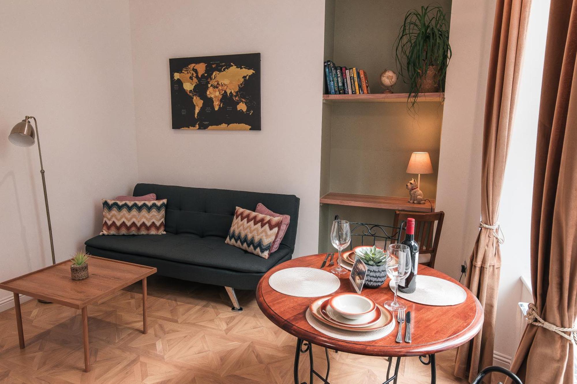 Modern Apartment In Aberdeen City Centre, Guild Street, Free Wifi Eksteriør bilde